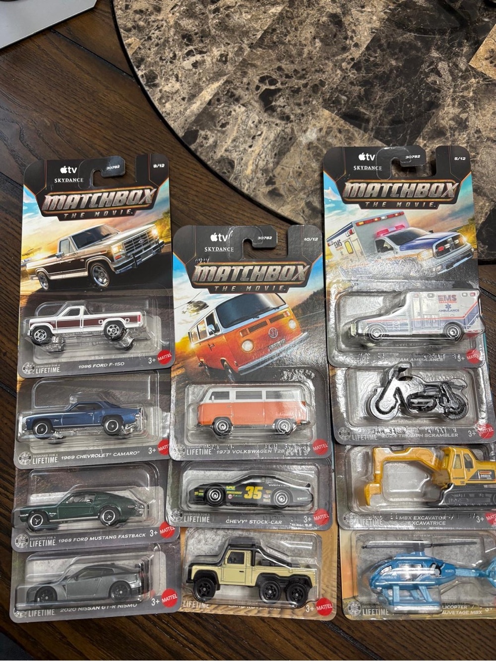 Matchbox The Movie Pack - 11 pcs Diecast 1/64